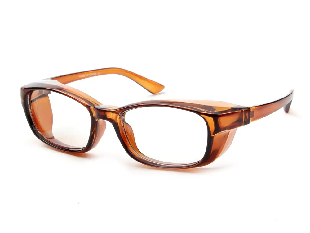 Smooth Glossy Rectangle Frame Sunglasses