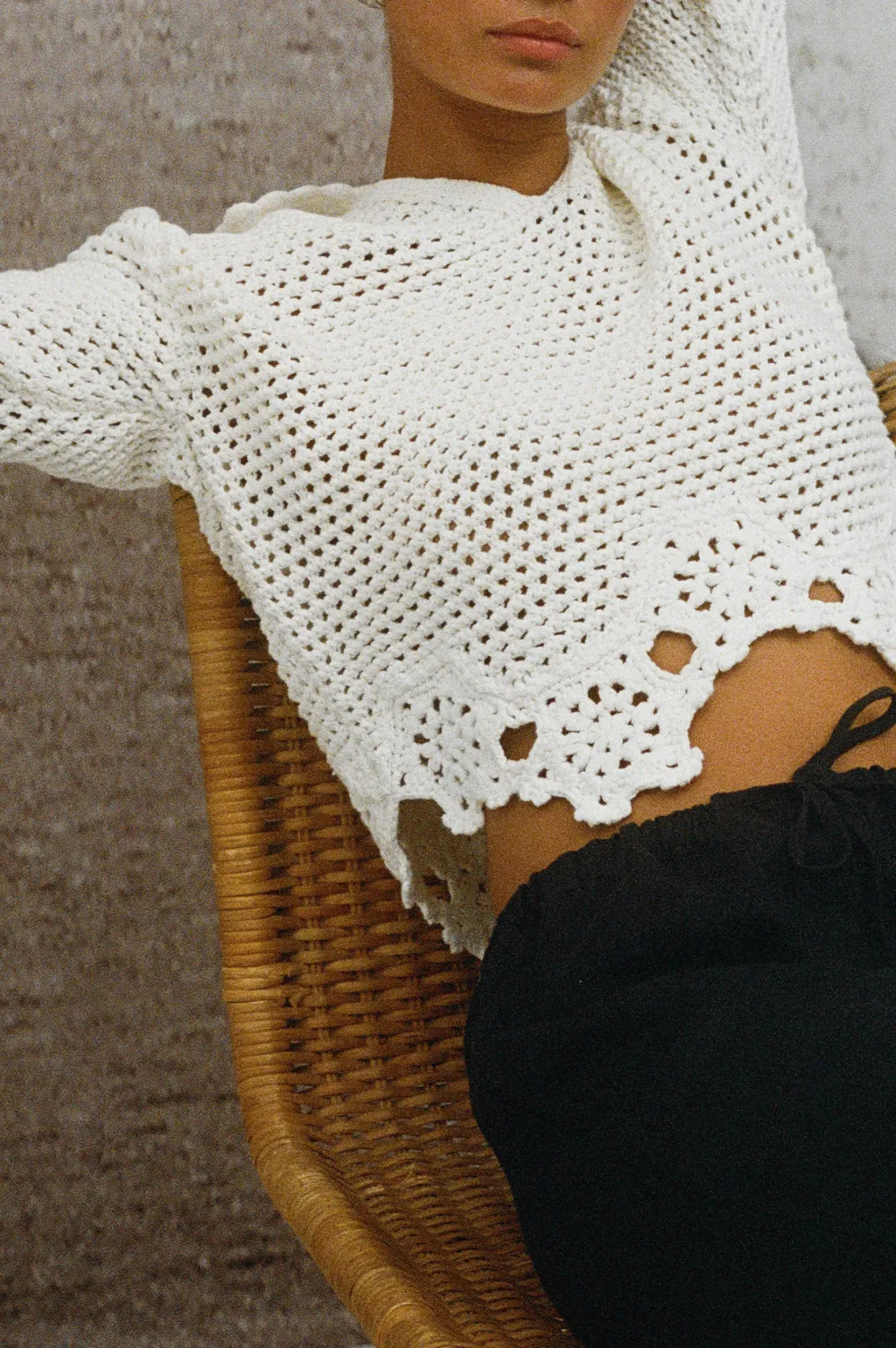 Wave Pattern Ladies' Casual Sweater
