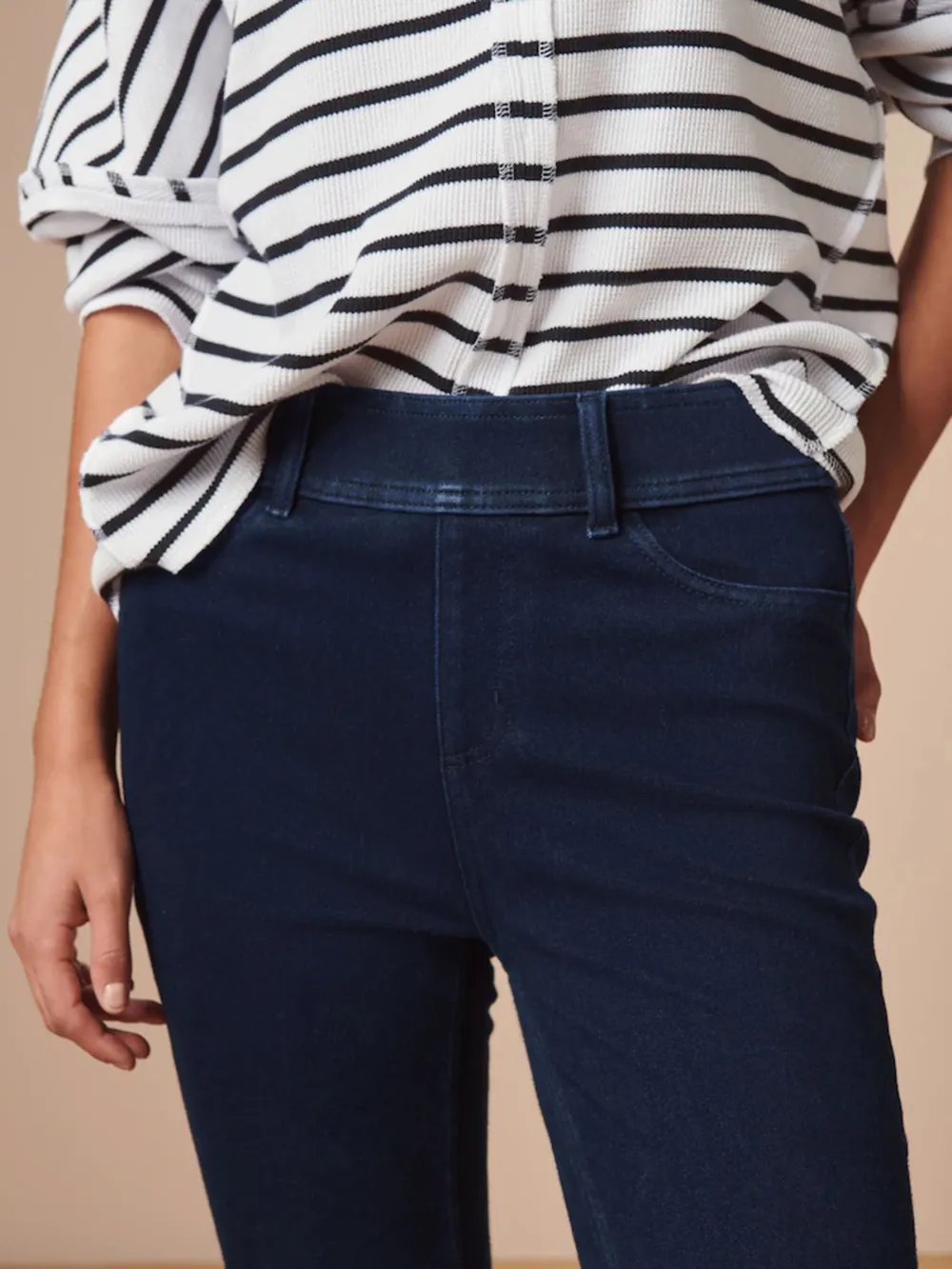 Denim Fitted Stylish Leggings