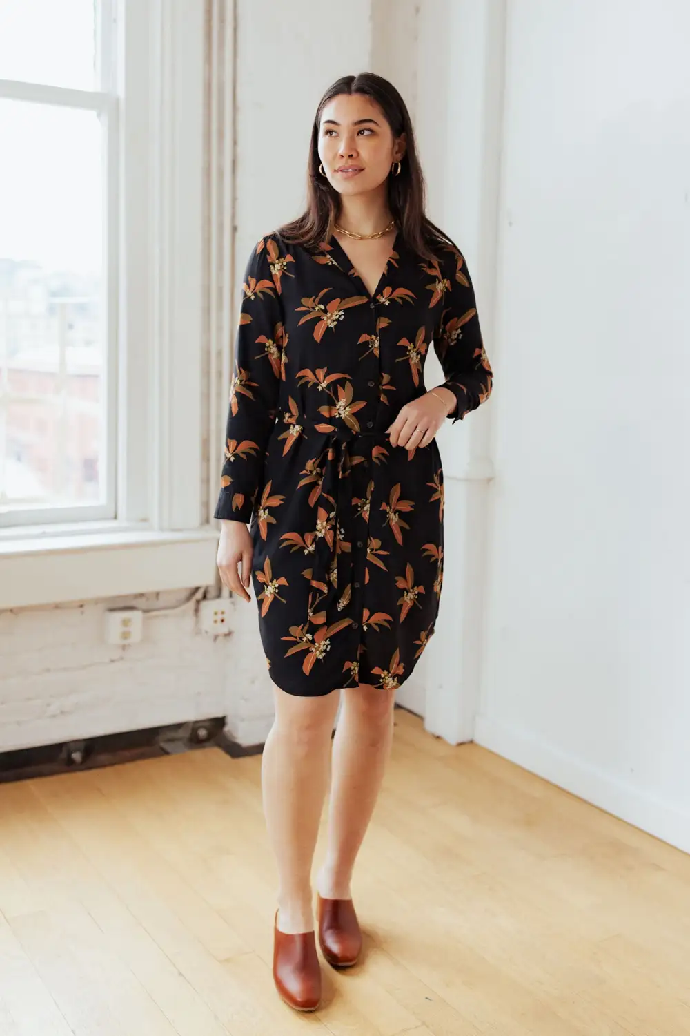 Emery Shirt Dress / Burkwood Flora