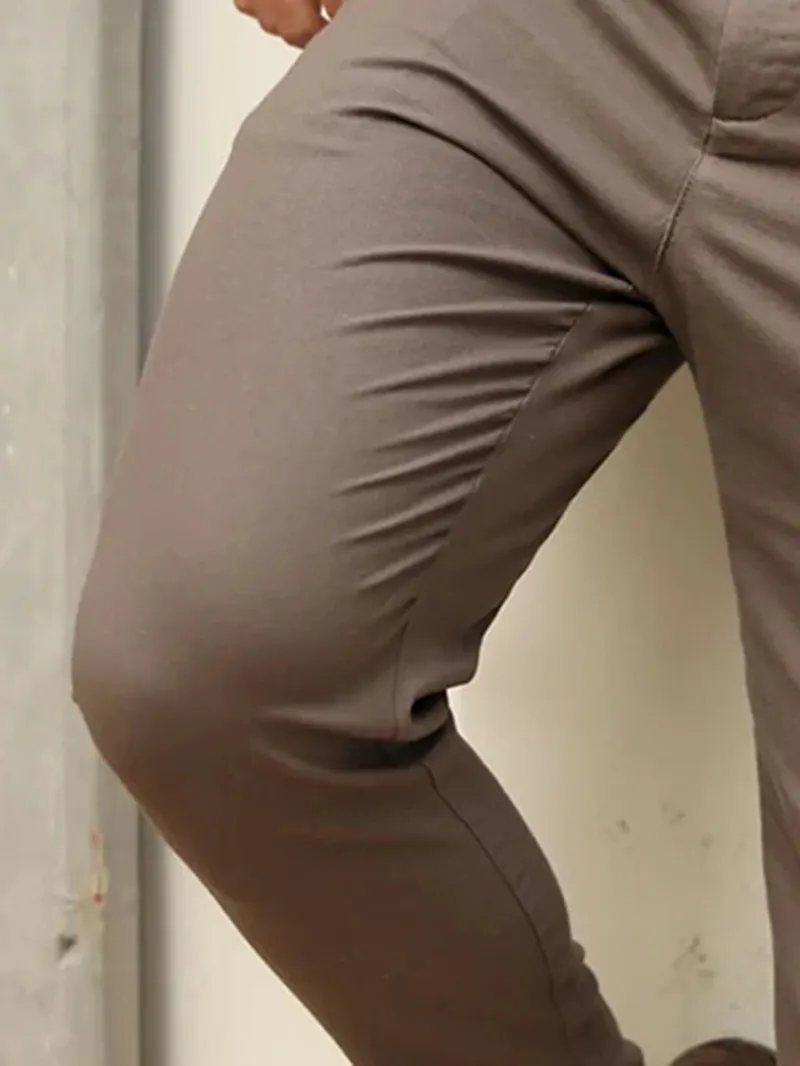 Men's casual brown pants