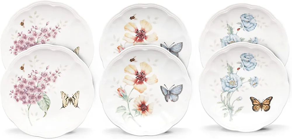 Lenox 865075 Butterfly Meadow 28-Piece Dinnerware Set