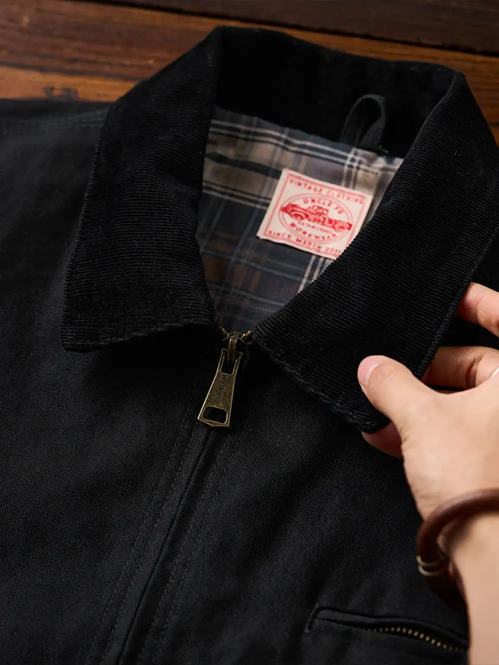 Men'S Canvas Pocketed Casual Jacket