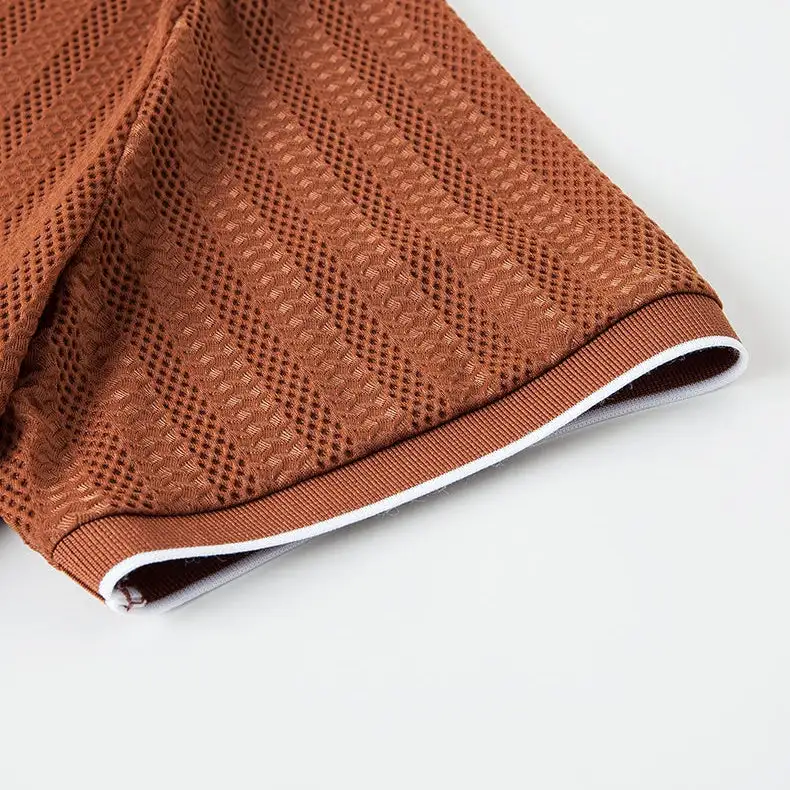 Knitted Short Sleeve Polo