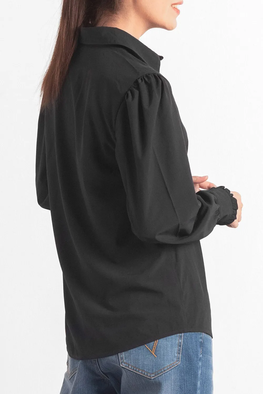 Soft Skin-Friendly Ladies Black Shirt