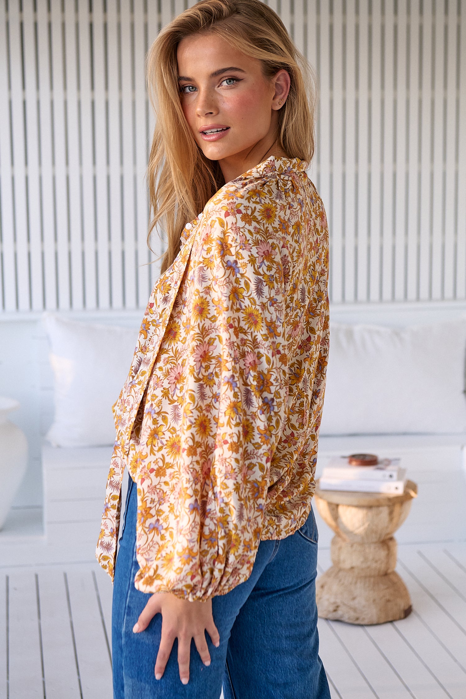 Imogen Blouse - Solara - PREORDER FOR AUGUST