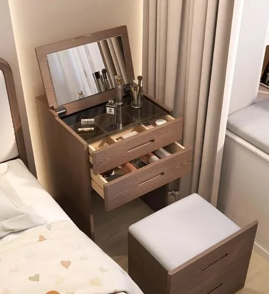 Solid Wood Multifunctional Dressing Table