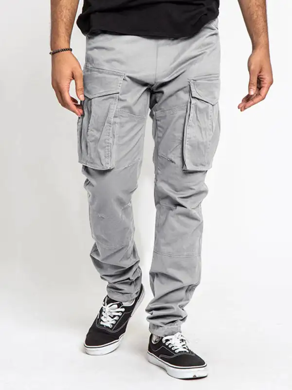 Utility Pocket Detail Everyday Pants