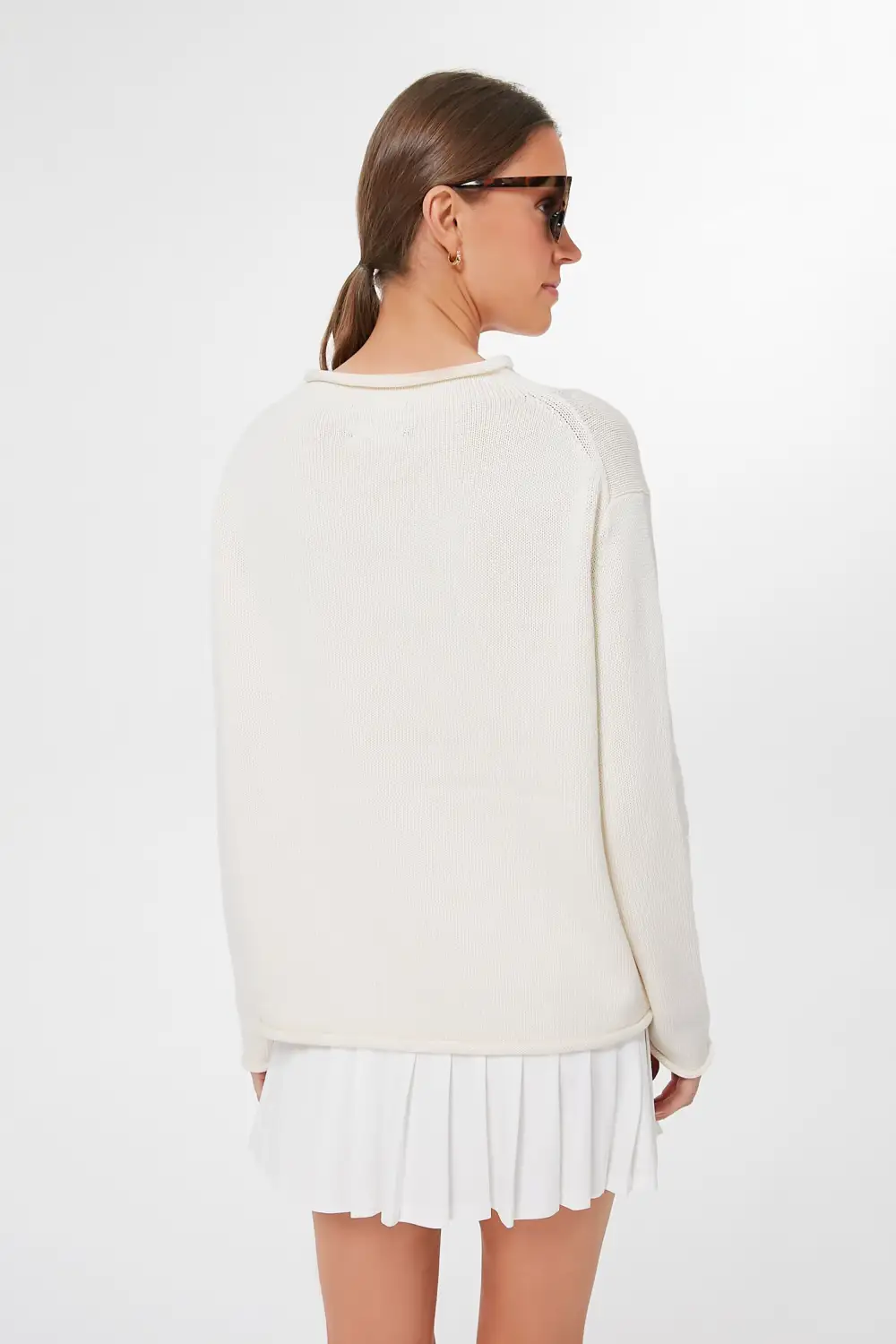 Cotton Ivory Americana Sweater