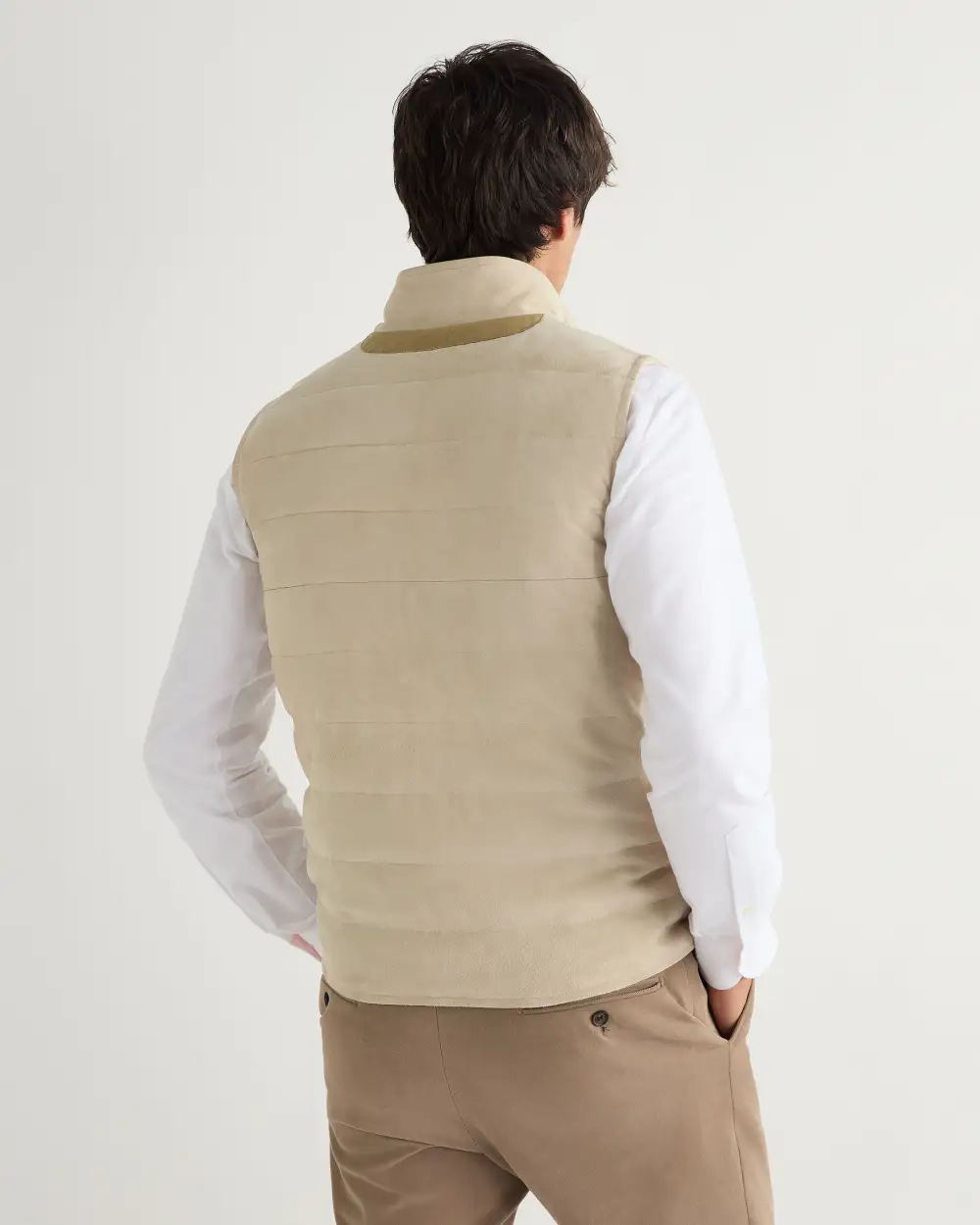 Men's Verbiers Gilet Ecru White PRE-ORDER