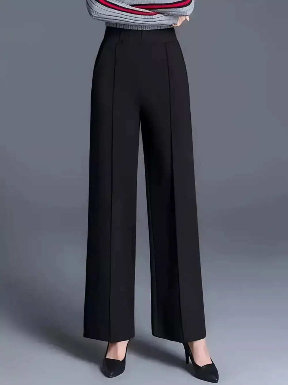 Easygoing Wide Leg High Waist Pants