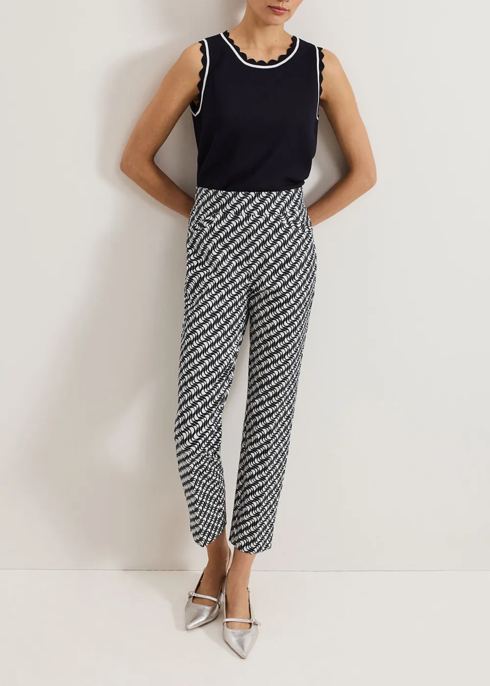 Art Print Women's Cone-Shaped Pants