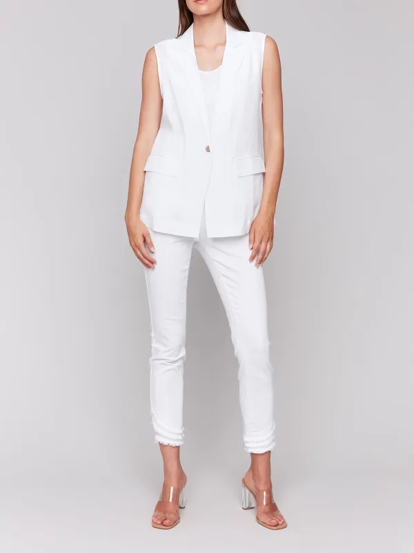 Elastic Minimalist All-match Ladies Vest