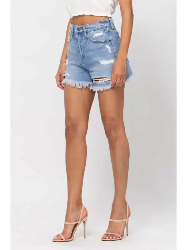 Weekend Roomy Zip Relaxed Casual Shorts