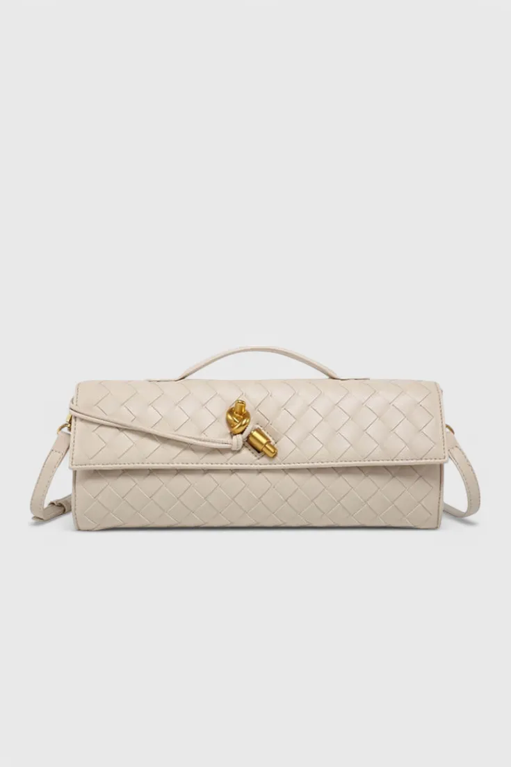 Panel Front Clutch Bag