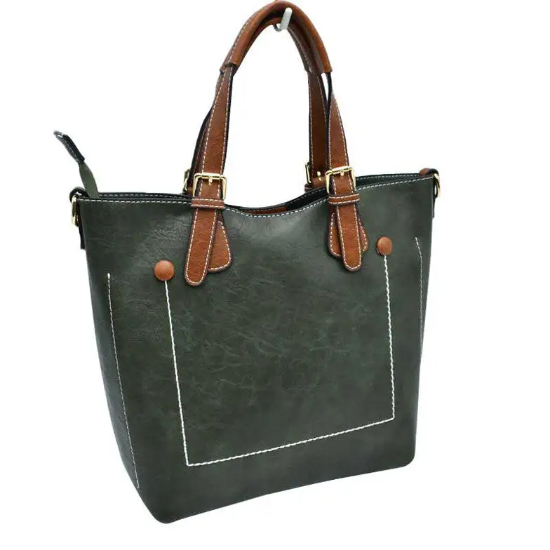 Tote Vegan Leather Shoulder Bag