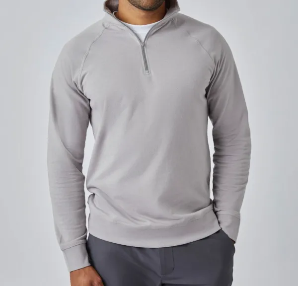 Vintage Grey Quarter Zip