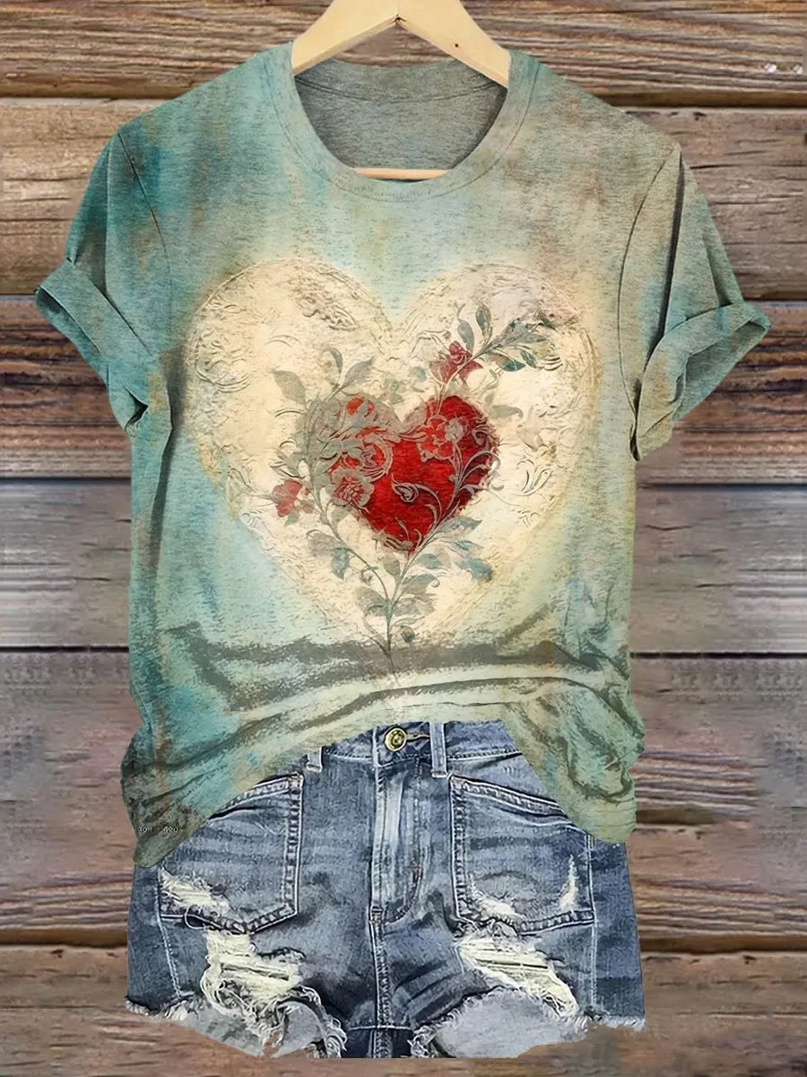 Women'S Casual Retro Western Faith T-Shirt