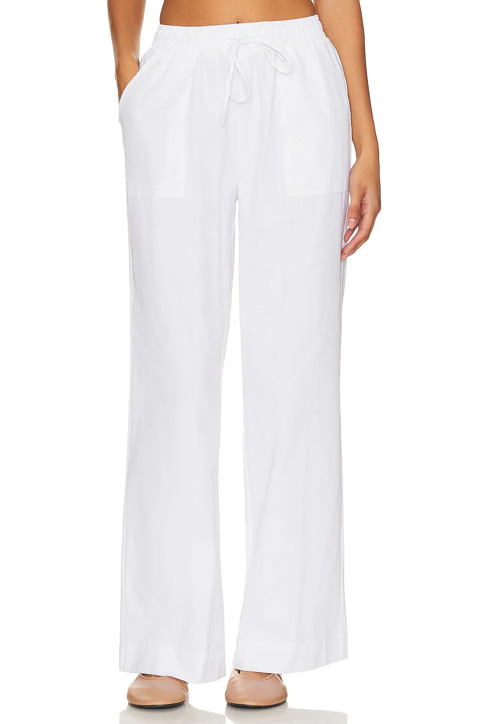 White Cargo Pant