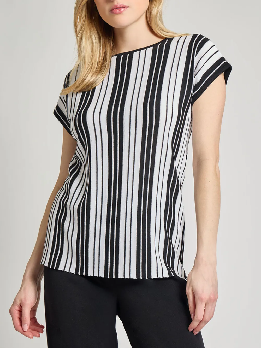Boat Collar Short Sleeve Tunic