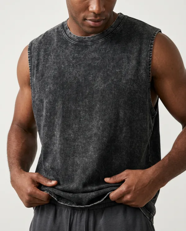 Retro Wash Sleeveless Tank