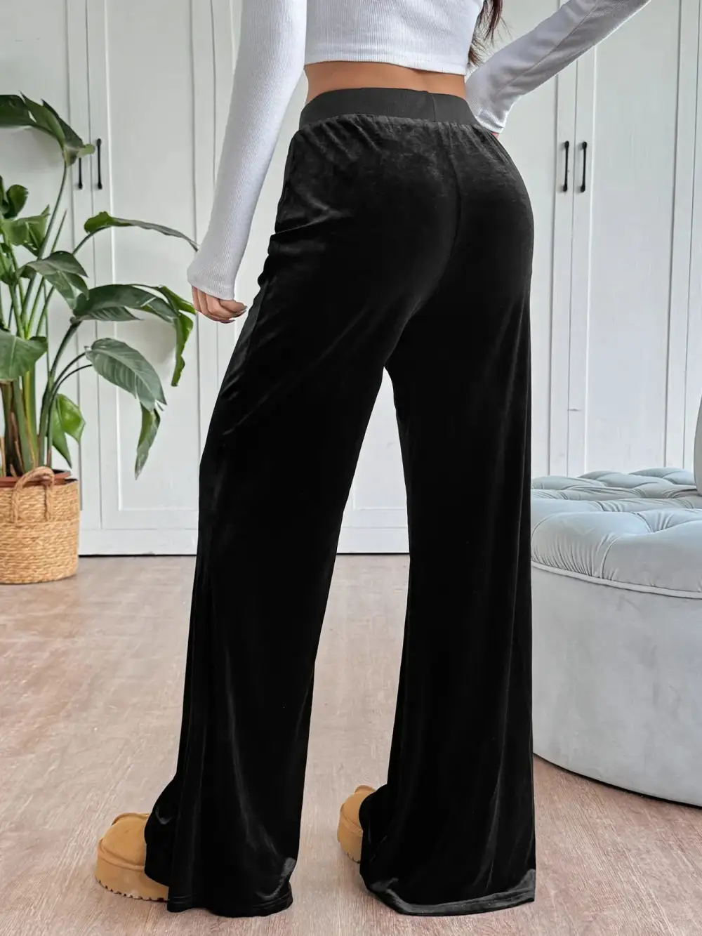 Everyday Wide Leg Drawstring Pants