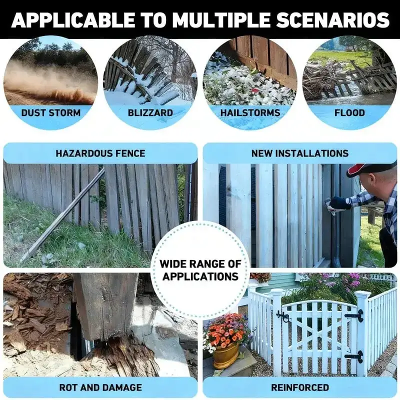Saker Fence Post Repair Kit