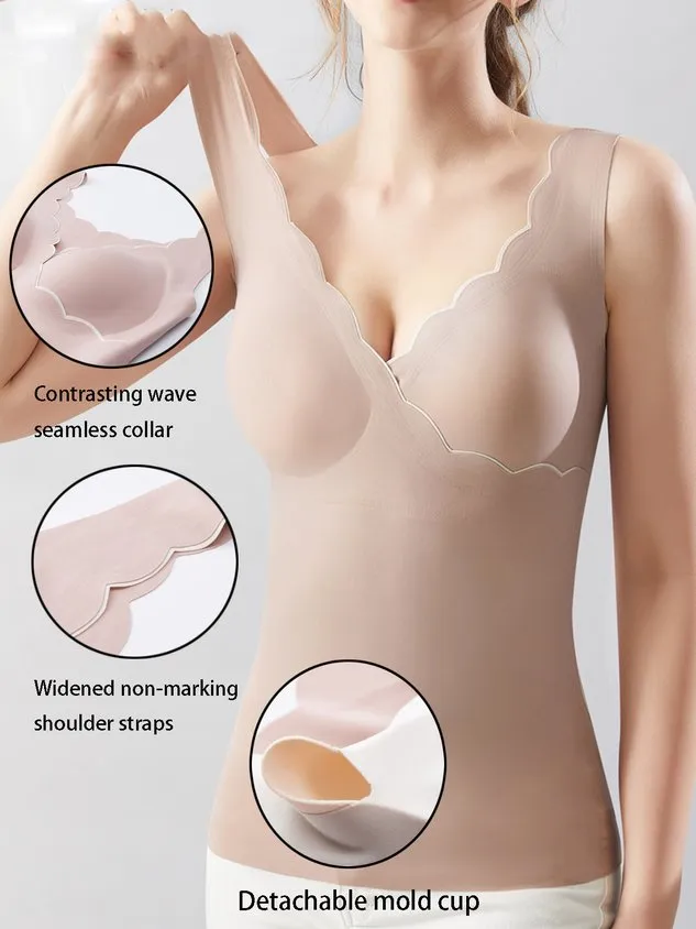 Women's Breathable Comfortable Contrasting Color Seamless Bra