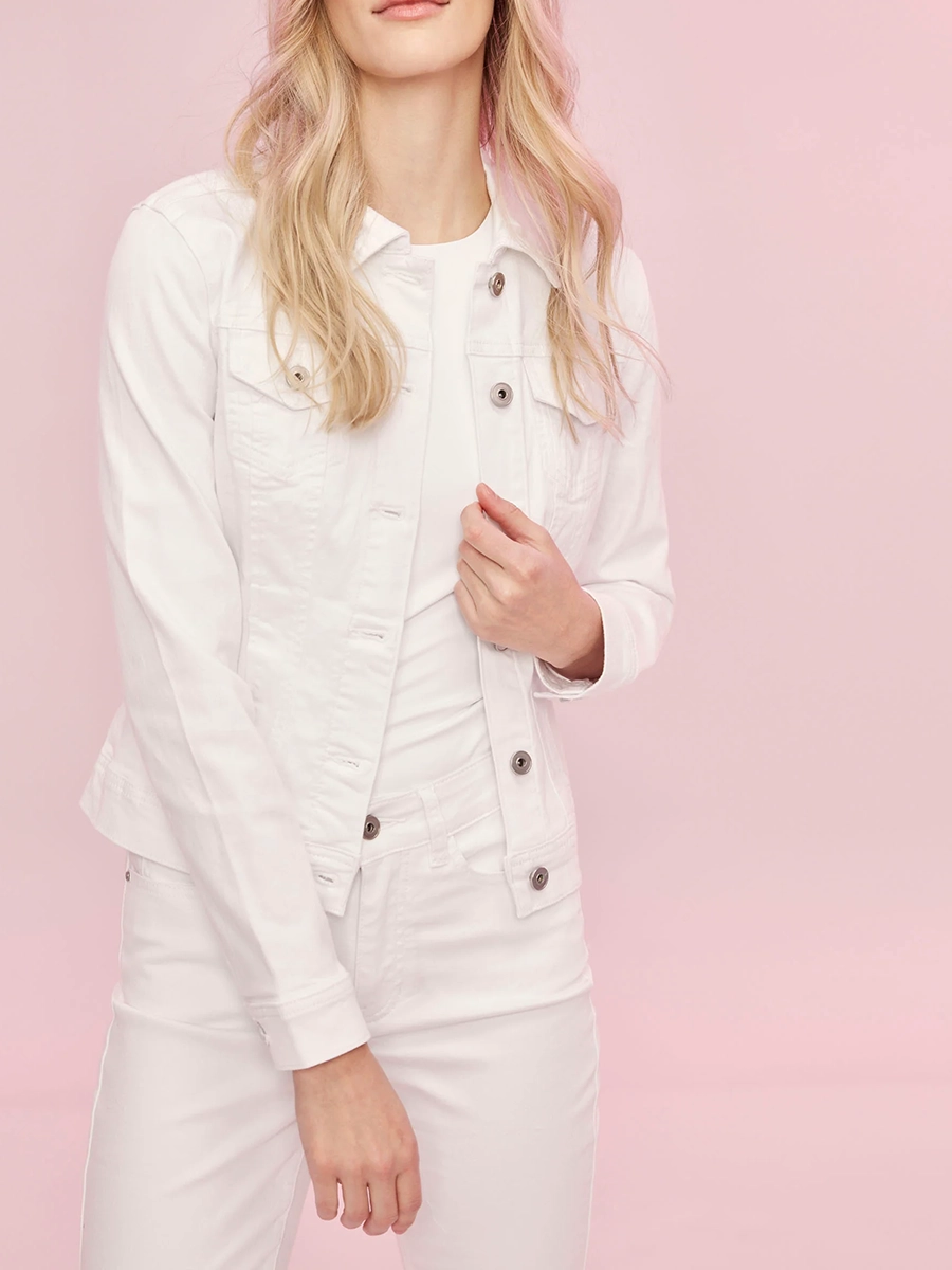 Trendy Stiff Cotton Denim Jacket