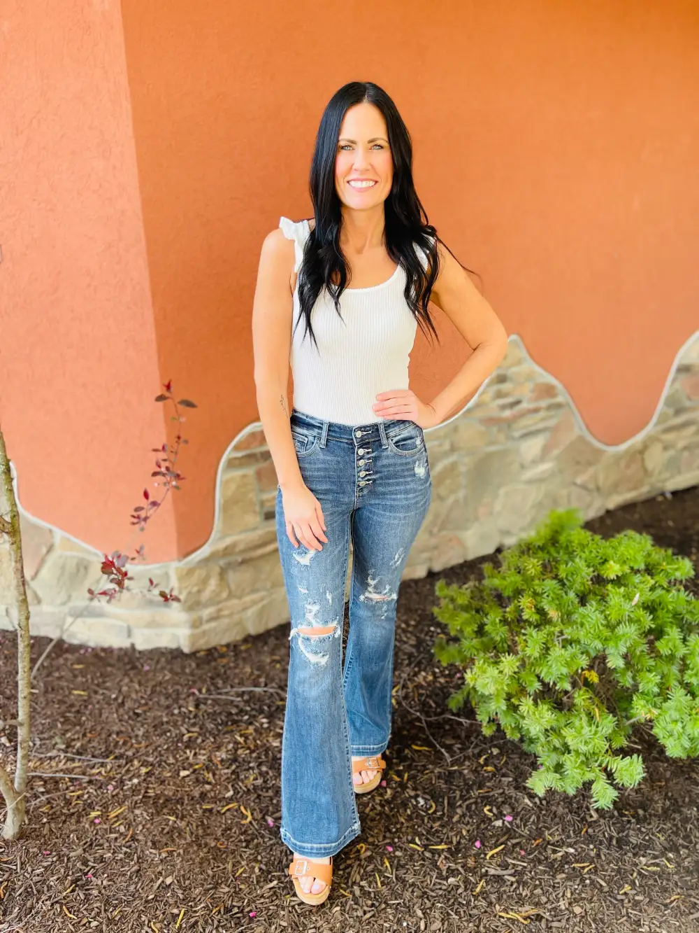 RESTOCK! Always Plus/Reg Let's Go Girls Flare Jeans