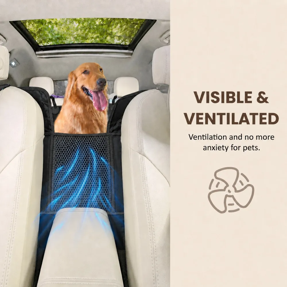 Pet Car Seat Cover with Free Cushion