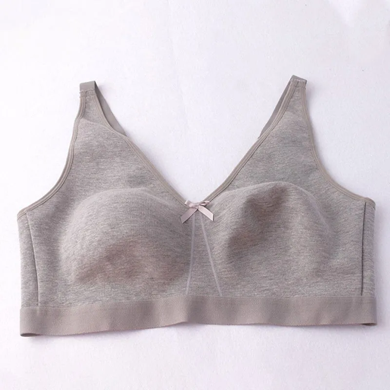 Seamless Cotton Wireless Bra