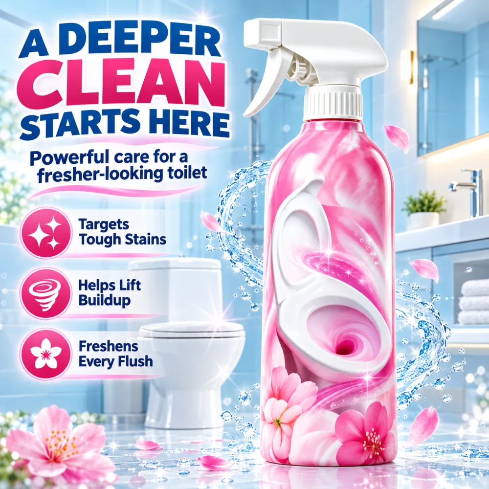 Floral Toilet Cleaning Spray