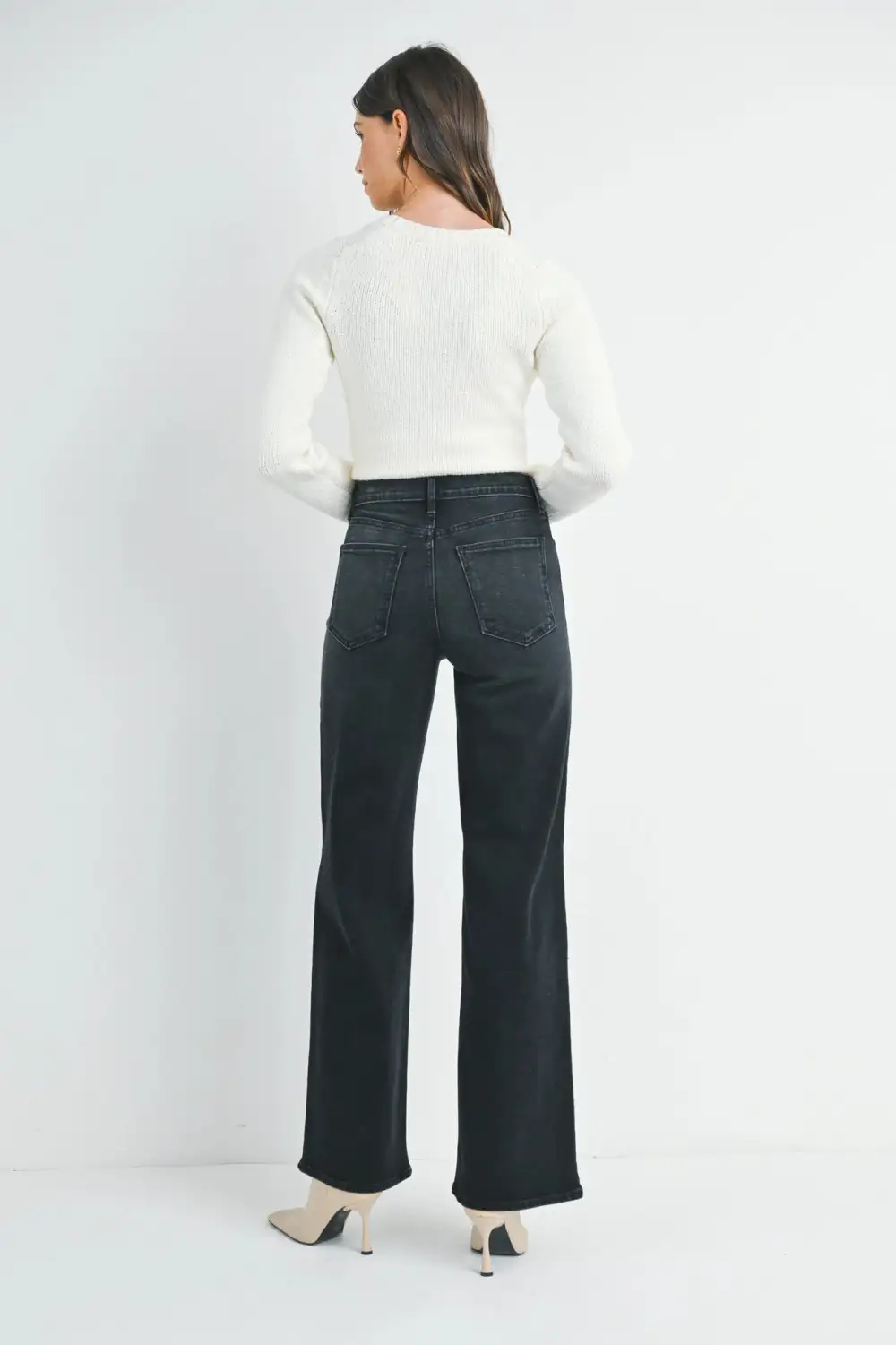 Palazzo Wide Leg Jeans