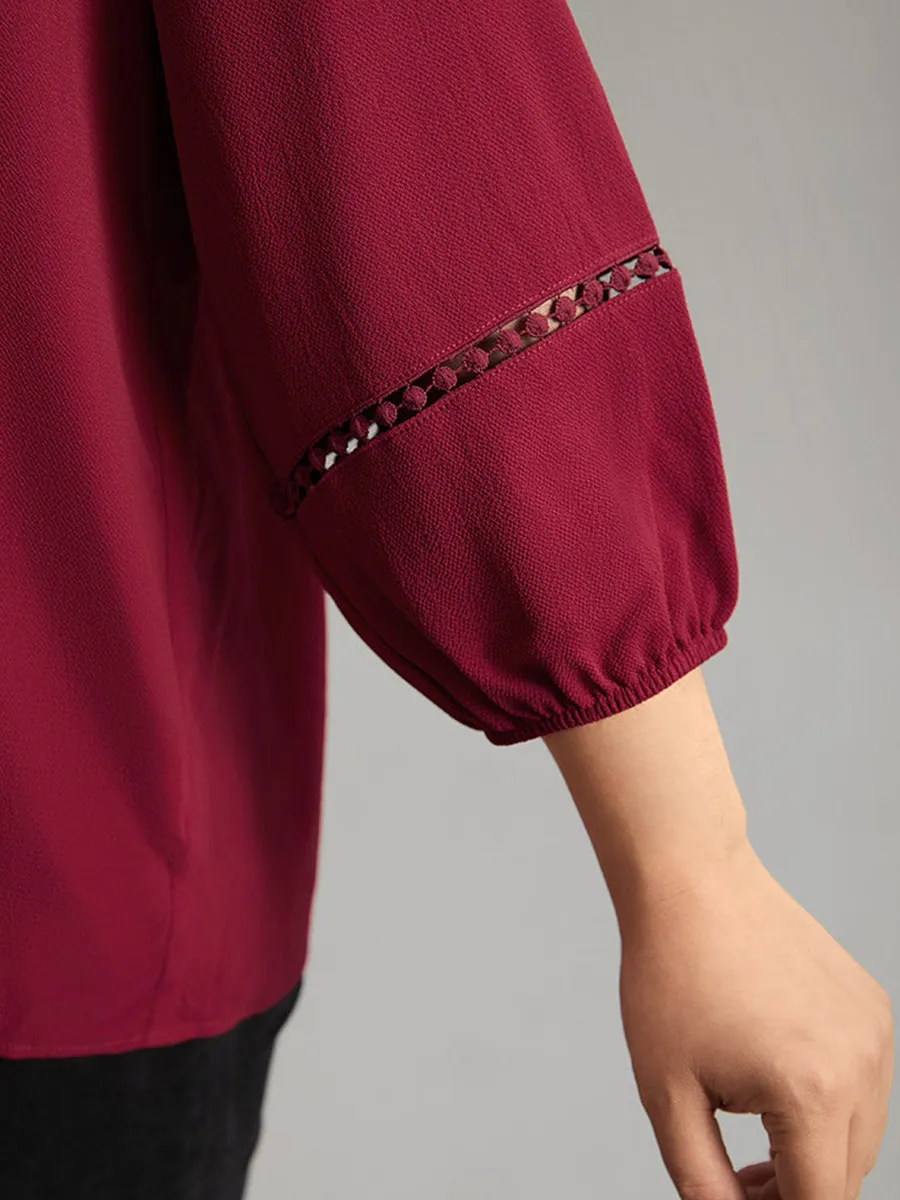 Red Patchwork Shirt