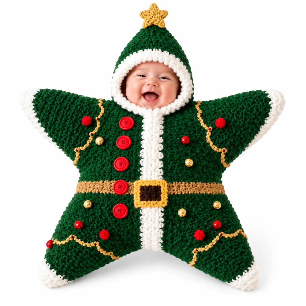 Baby's First Christmas Keepsake Star Outfit