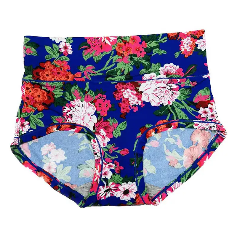 Plus Size High Waist Print Panty