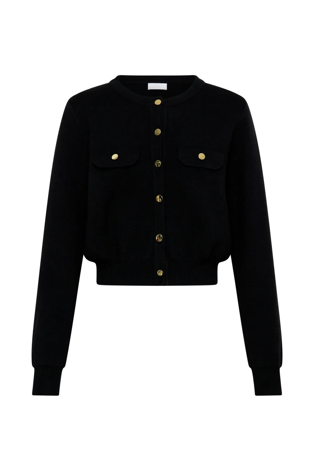 Crew Neck Knit Cardigan