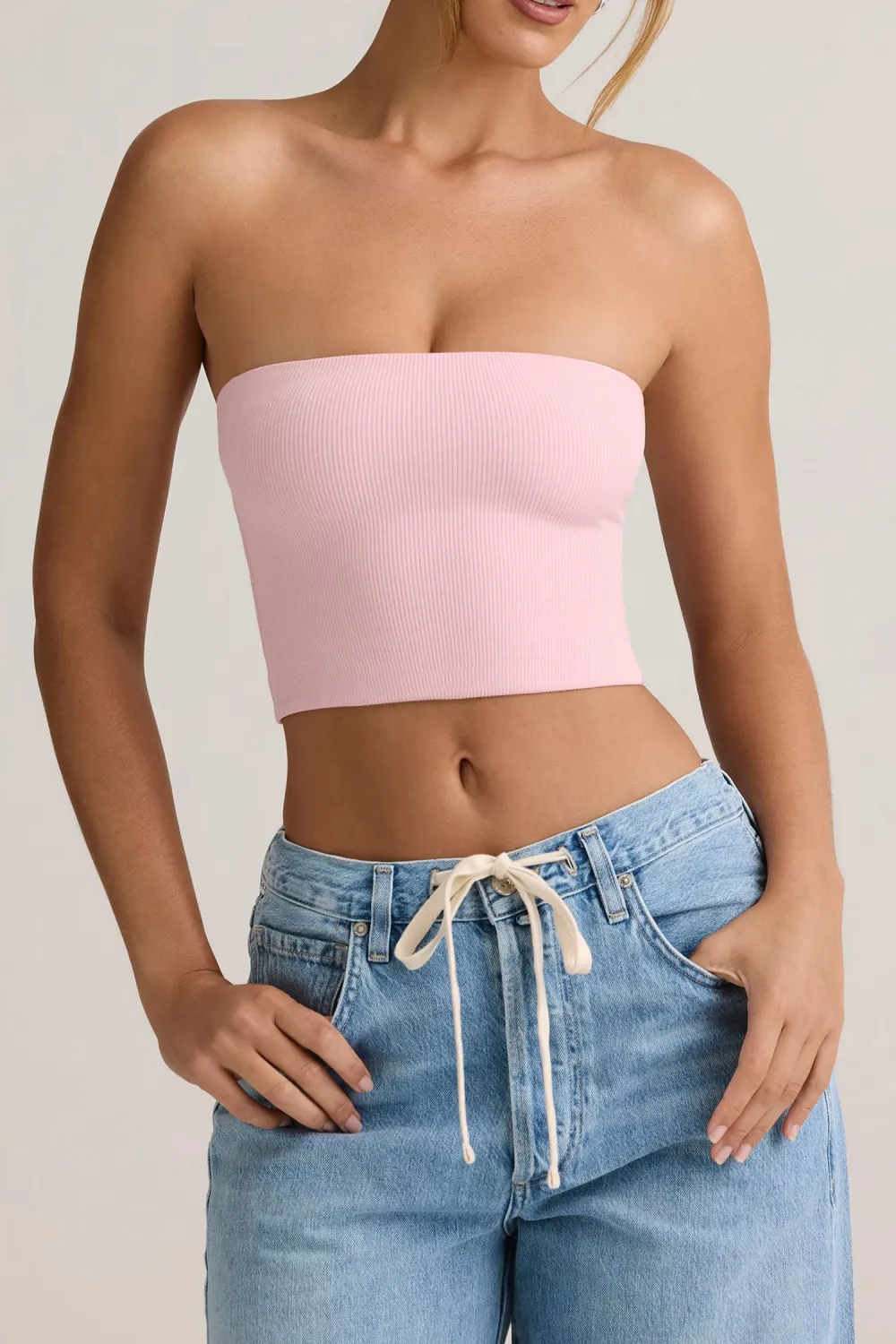 Slim Fit Short Navel-Exposed Ladies Top