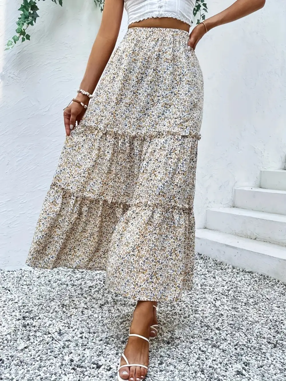 Tiered Frill Skirt