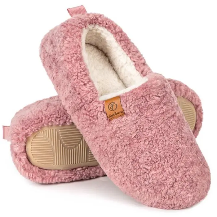 New Women's Cotton Slippers Indoor Home Soft Bottom Anti-Slip Plush