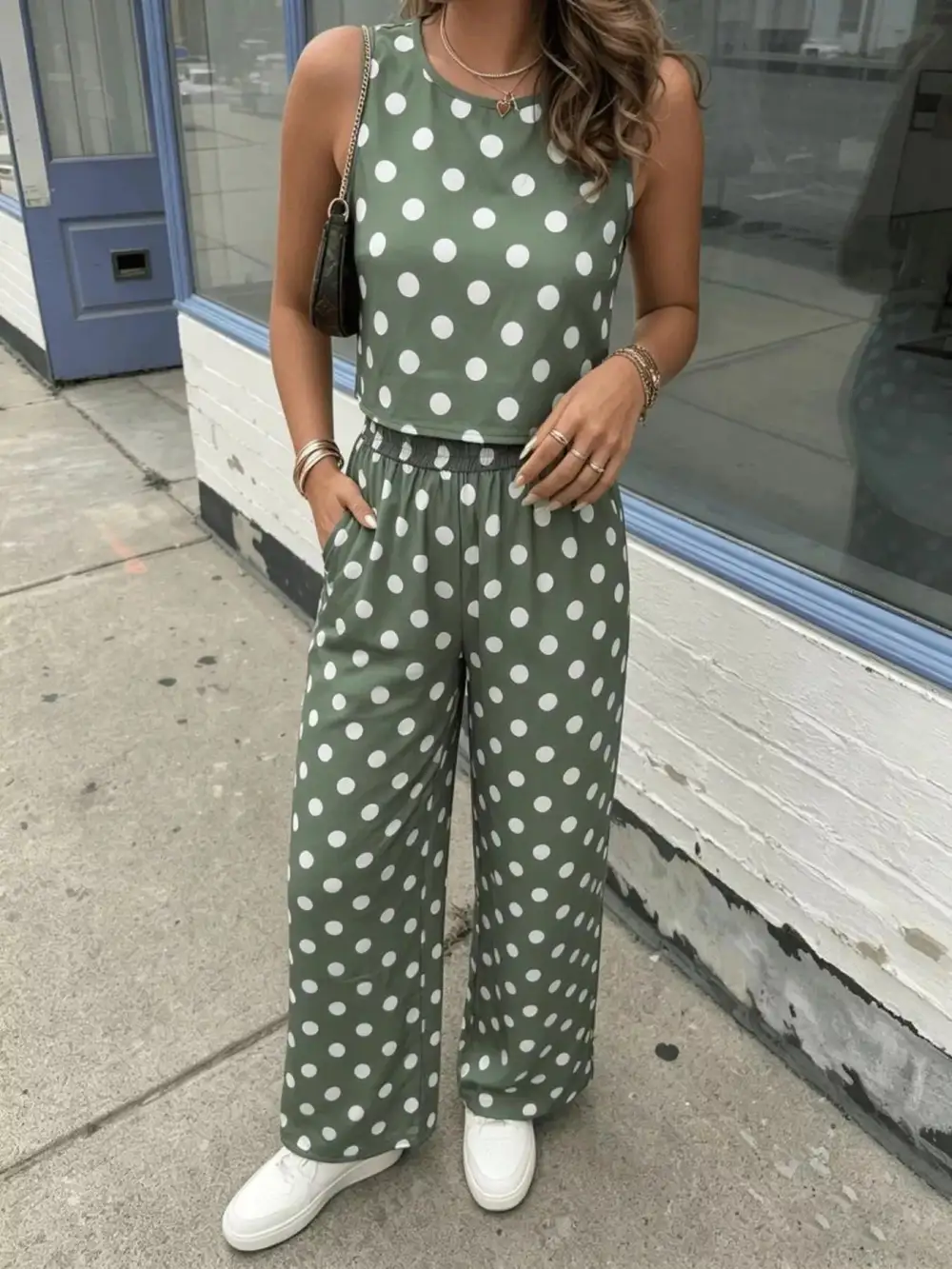 Everyday Wide Leg Sleeveless Jumpsuit