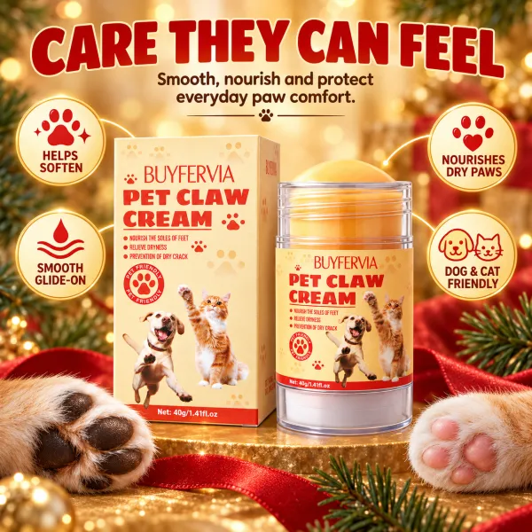 BUYFERVIA Pet Paw Balm, 1 Pack, Gentle Care, Pet Paw Moisturizer, Pet Paw Cream, Dog & Cat Grooming Supplies, Dog & Cat Accessories
