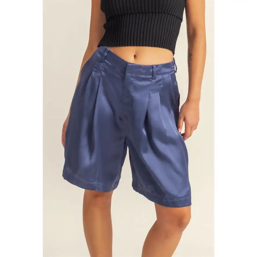 Roomy Flowy High Waist Casual Shorts