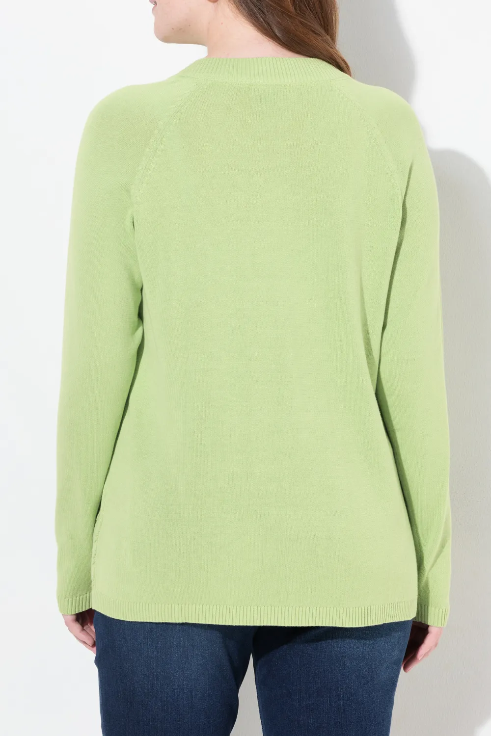Solid Color Knitted Sweater
