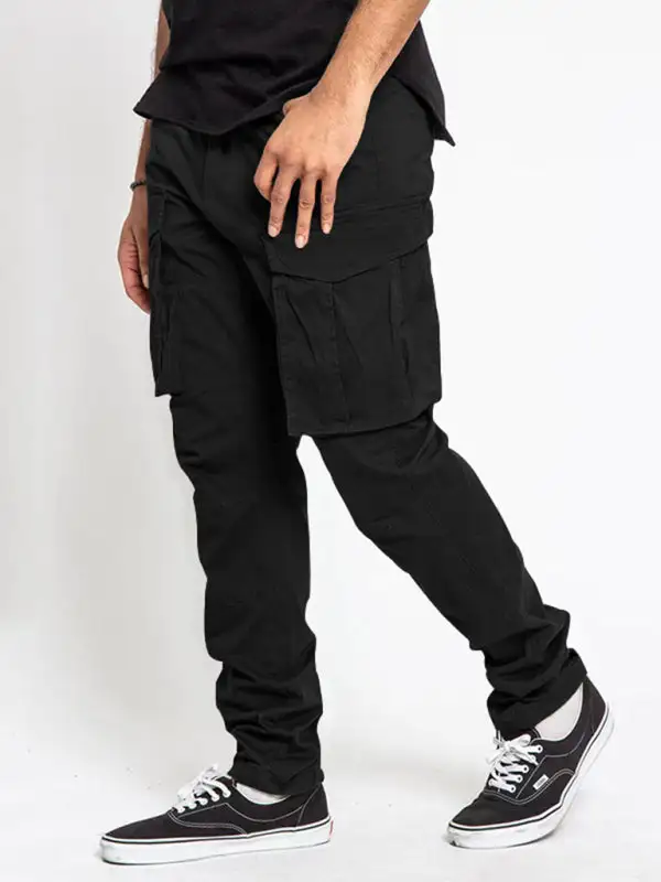 Utility Pocket Detail Everyday Pants
