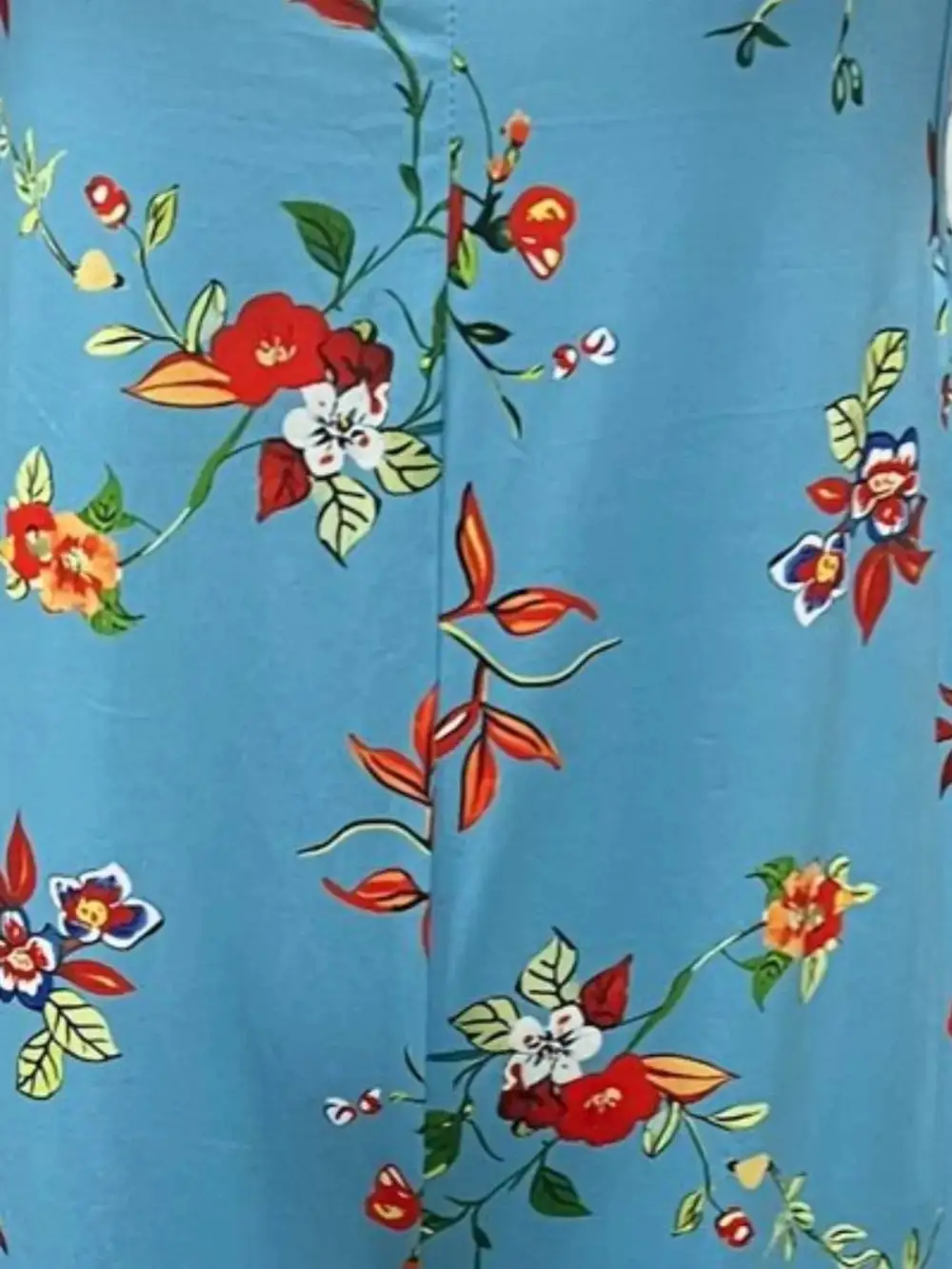 Modern Floral Wide Leg Jumpsuit