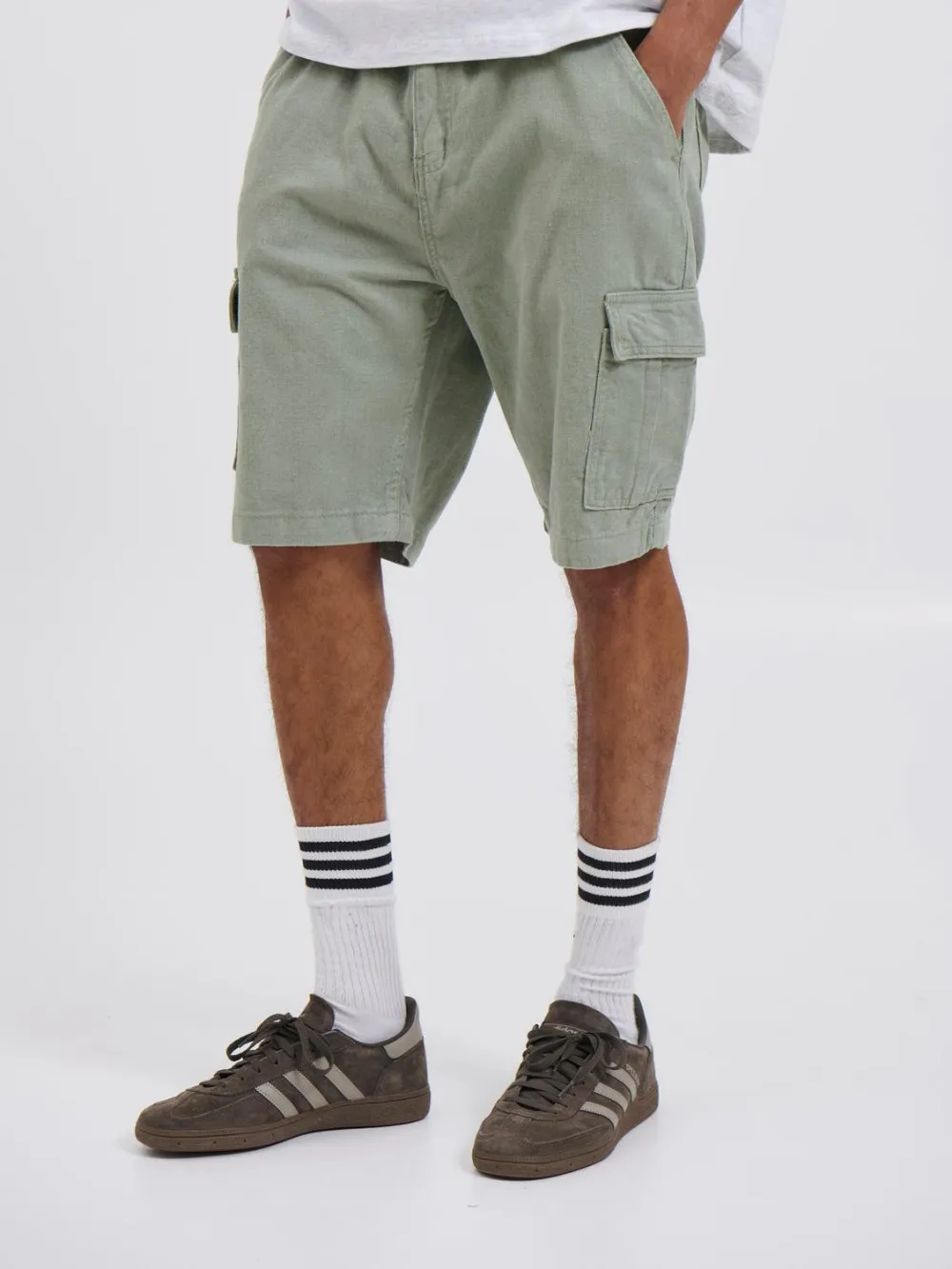 Casual And Daily Comfortable  Khaki Shorts