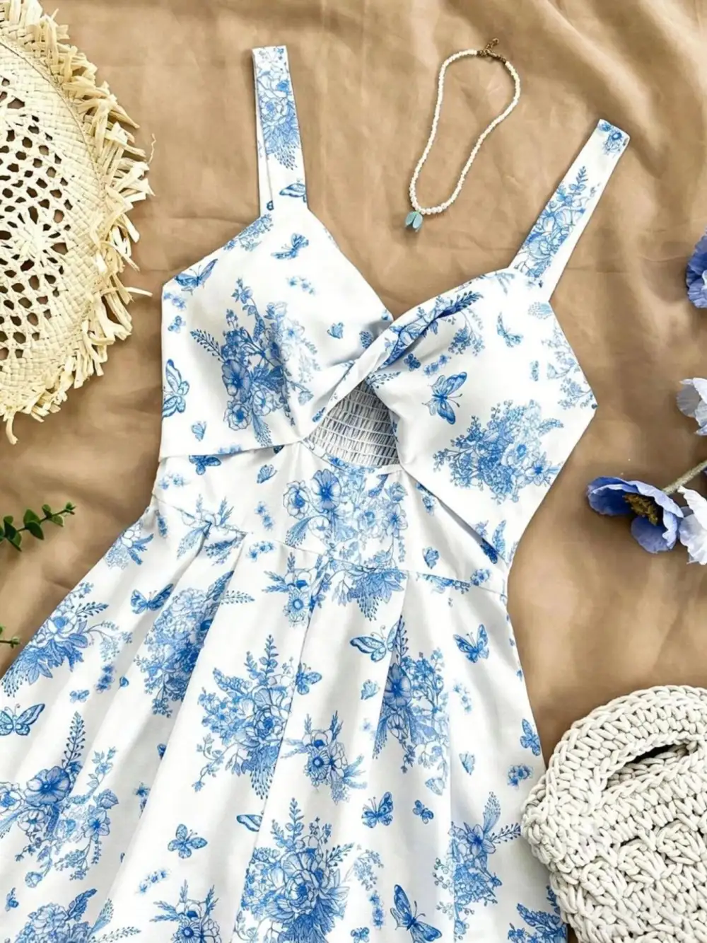 Floral Print Romper