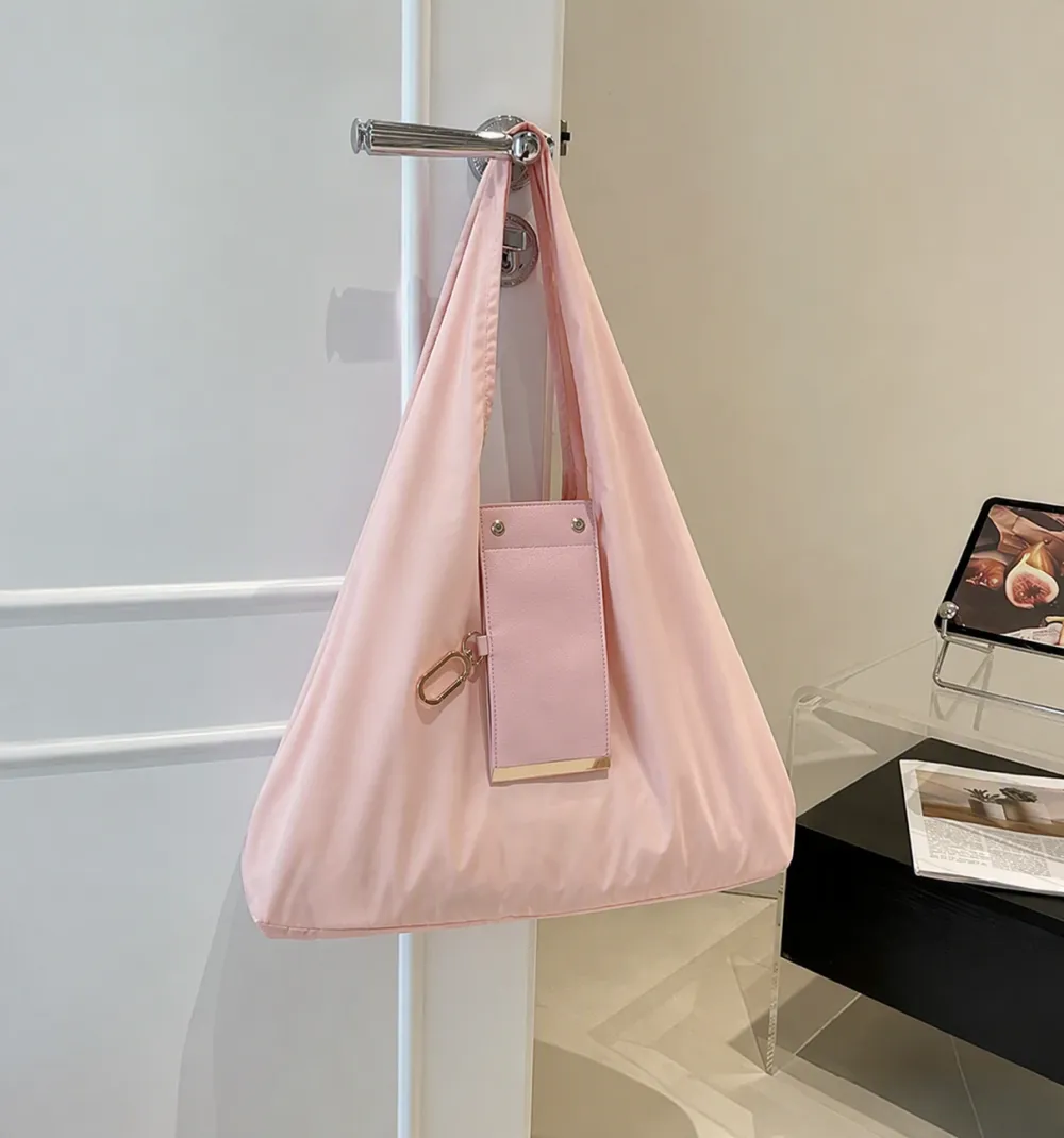 💥2026 HOT SALE💥Foldable Keychain Bag – Reusable Expandable Shopping Bag with Key Ring